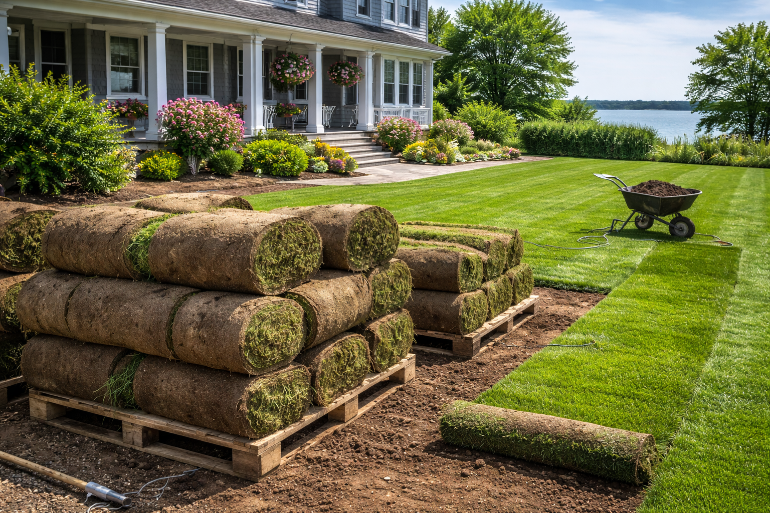 Long Island Top Soil - Sod Installation